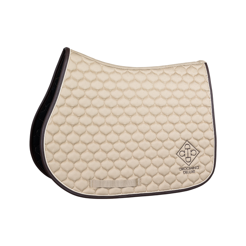 Grooming Deluxe - Tapis de selle Grooming Deluxe beige | - Ohlala