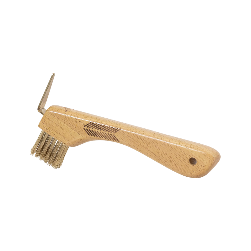 Grooming Deluxe - Cure-pied avec brosse métallique brun | - Ohlala