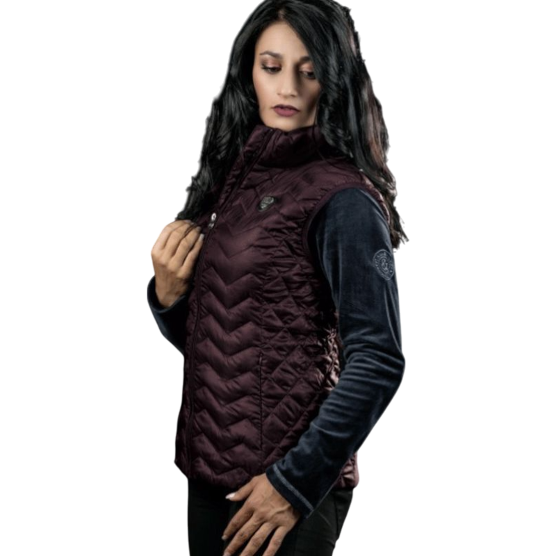 Flags & Cup - Veste sans manches light Nilsia Prune | - Ohlala