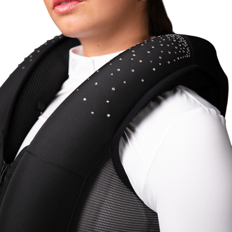 Seaver - Gilet airbag SAFEFIT Crystal Rain noir