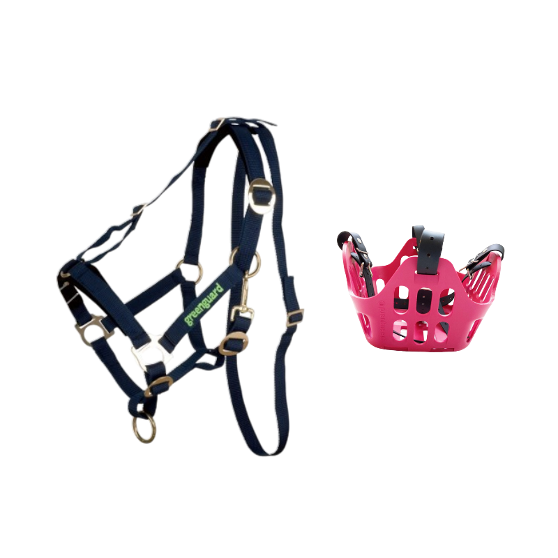 Greenguard - Pack panier et licol thérapeutique rose | - Ohlala