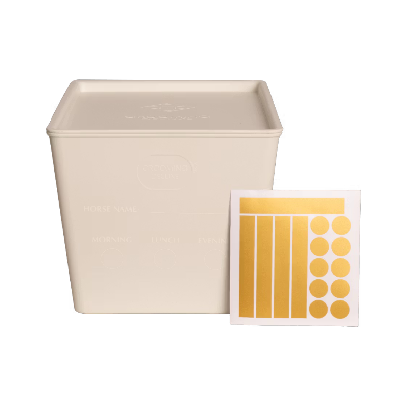 Grooming Deluxe - Boîte à nourriture avec couvercle blanc | - Ohlala