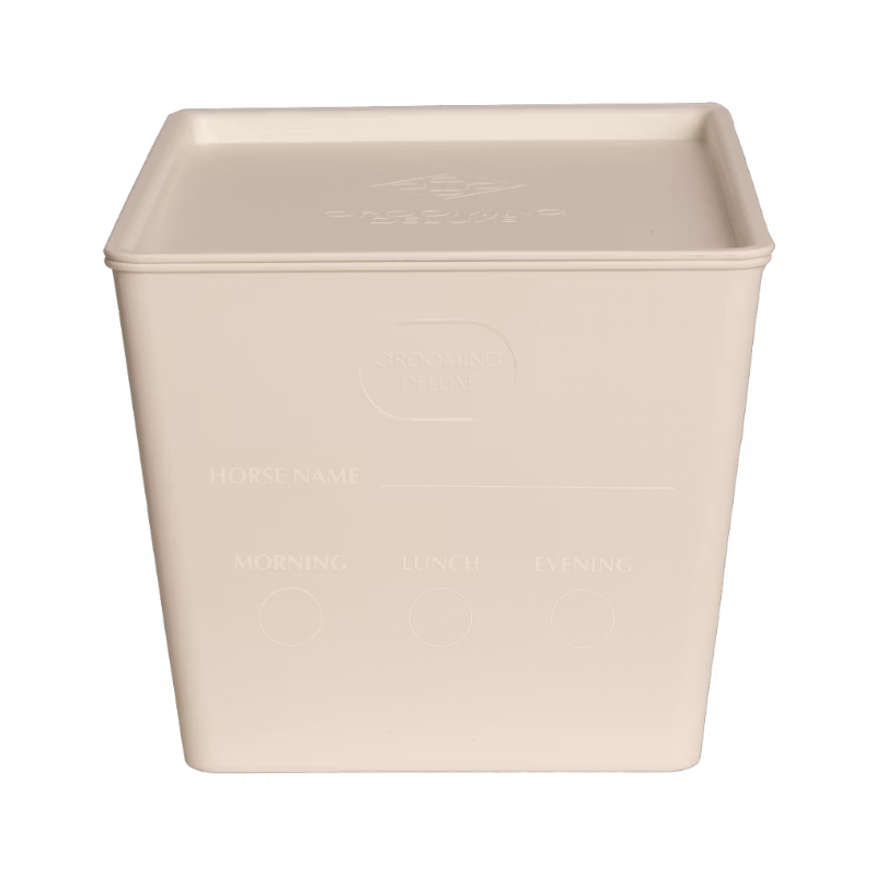 Grooming Deluxe - Boîte à nourriture avec couvercle blanc | - Ohlala