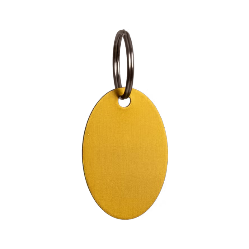 Grooming Deluxe - Médaille à graver ovale doré | - Ohlala