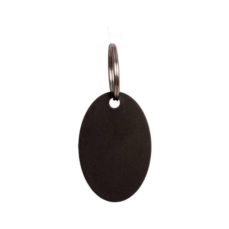 Grooming Deluxe - Médaille à graver ovale noir | - Ohlala