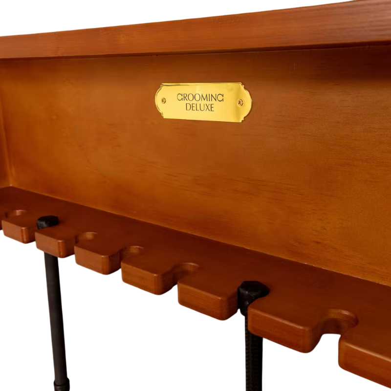 Grooming Deluxe - Porte-cravaches droit en bois | - Ohlala
