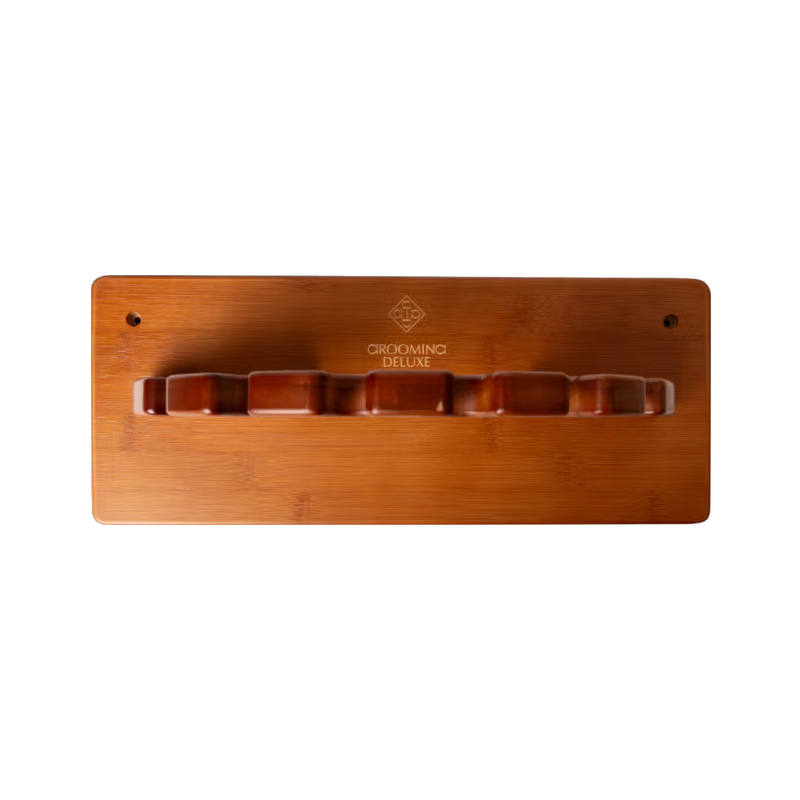 Grooming Deluxe - Porte-cravaches rond en bois | - Ohlala
