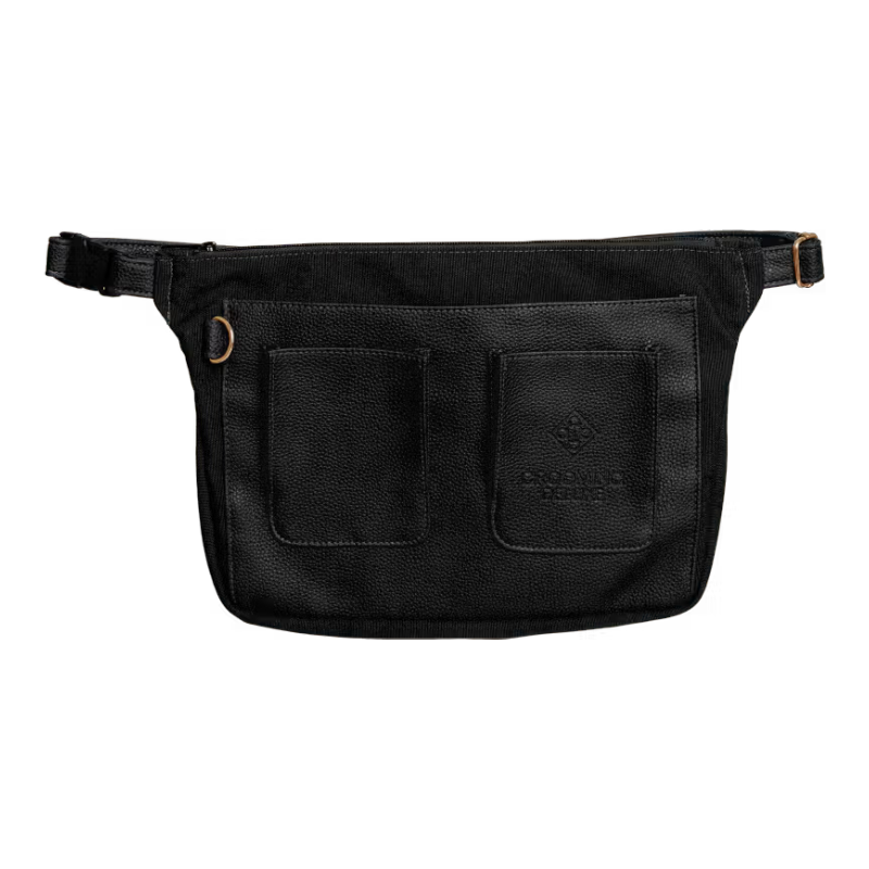 Grooming Deluxe - Sac banane Canvas noir | - Ohlala