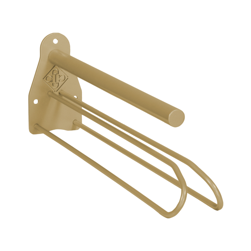 Grooming Deluxe - Porte-selle avec support tapis métal or | - Ohlala