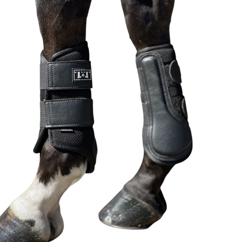 TdeT - Guêtres Mesh & Néoprène noir x2 | - Ohlala