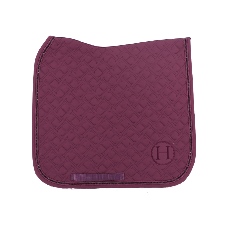 Harcour - Tapis de dressage Saphir figue | - Ohlala
