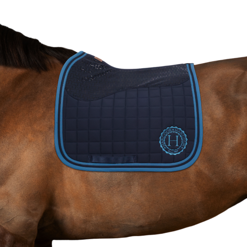 Harcour - Tapis de dressage Sara marine | - Ohlala