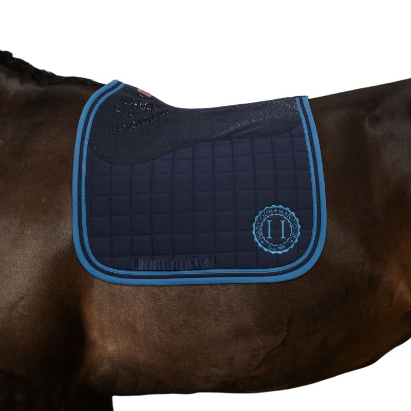Harcour - Tapis de dressage Sara marine | - Ohlala