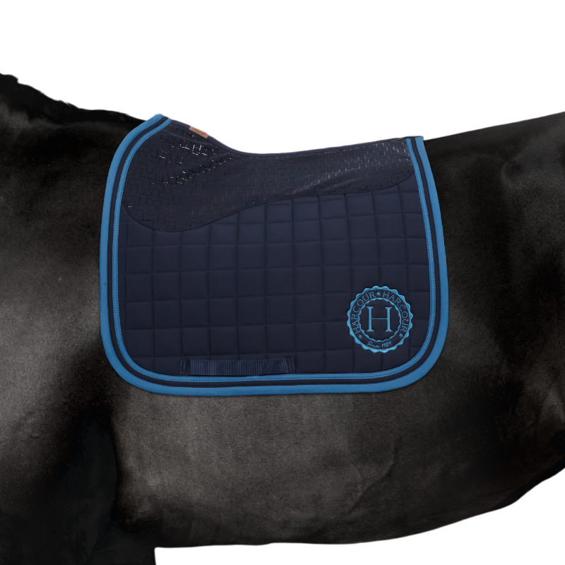 Harcour - Tapis de dressage Sara marine | - Ohlala