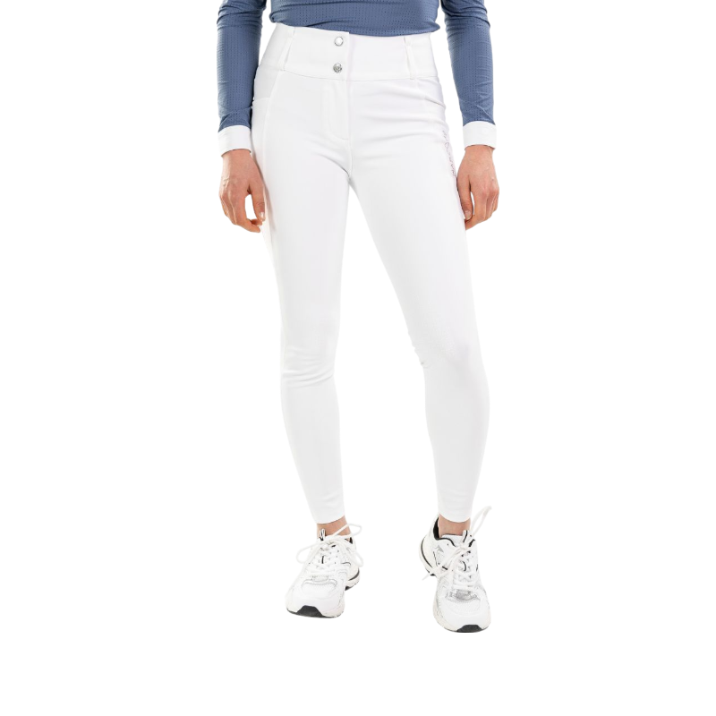 Harcour - Pantalon d'équitation femme Ludivine blanc | - Ohlala