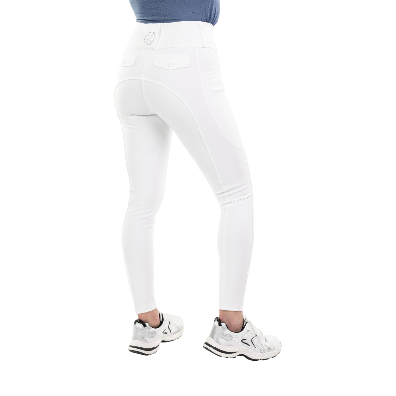 Harcour - Pantalon d'équitation femme Ludivine blanc | - Ohlala