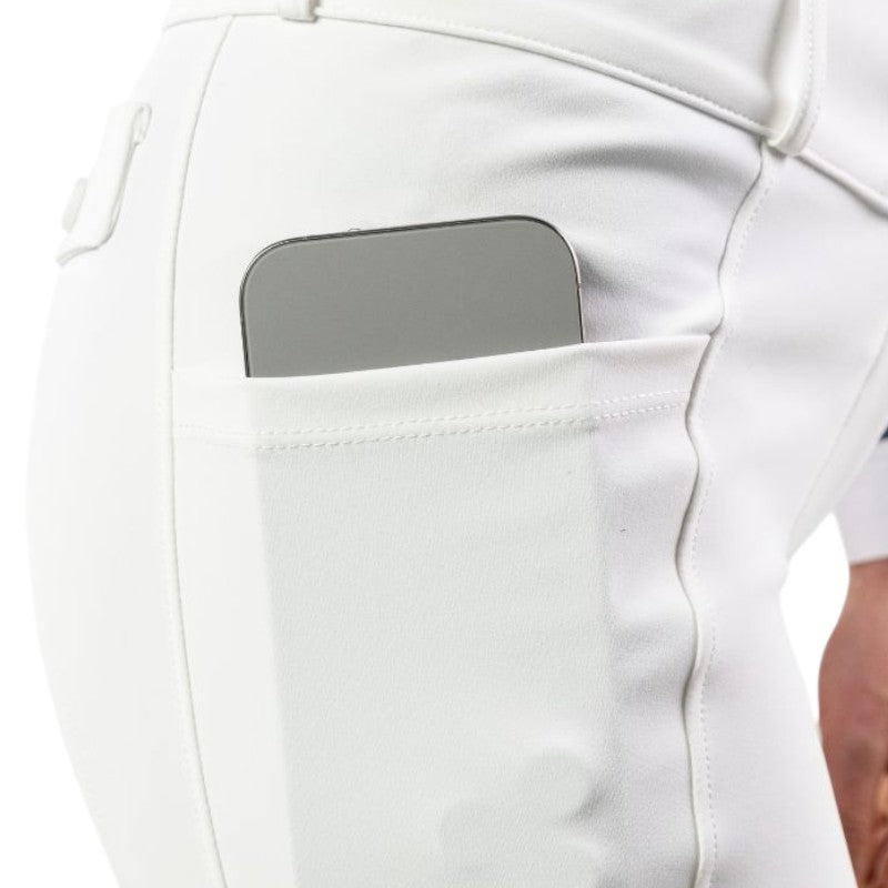 Harcour - Pantalon d'équitation femme Ludivine blanc | - Ohlala