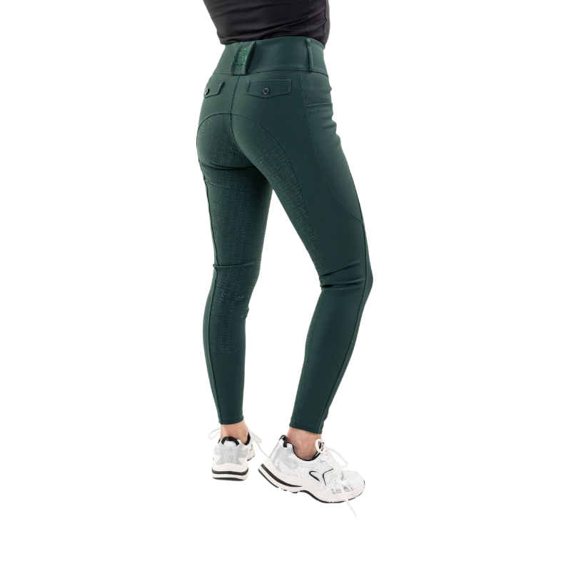 Harcour - Pantalon d'équitation femme Ludivine jungle green | - Ohlala