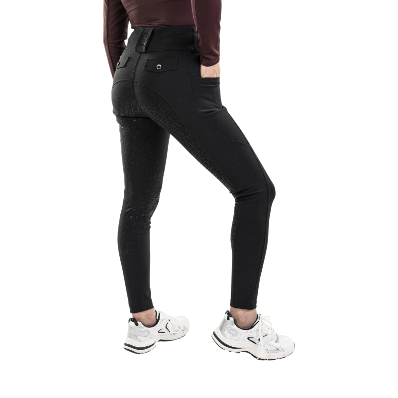 Harcour - Pantalon d'équitation femme Ludivine noir | - Ohlala
