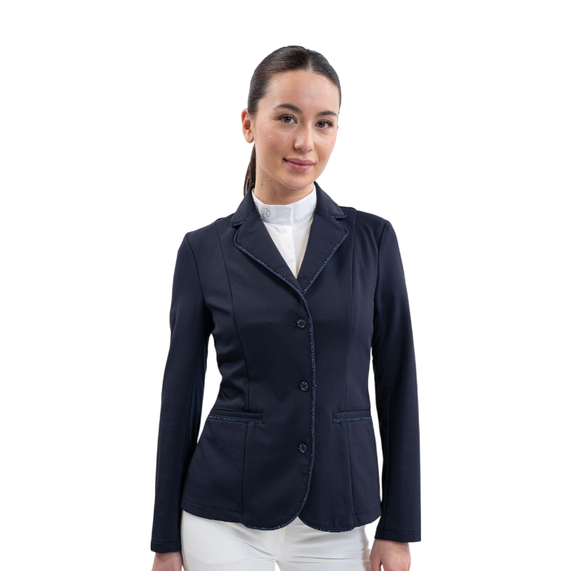 Harcour - Veste de concours femme Oria marine | - Ohlala