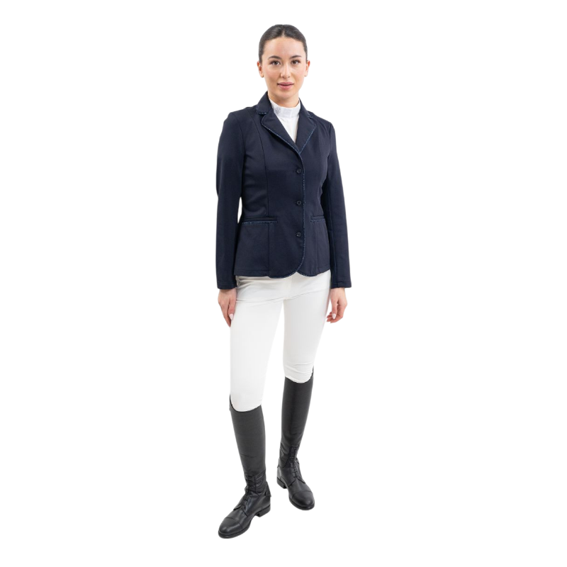 Harcour - Veste de concours femme Oria marine | - Ohlala