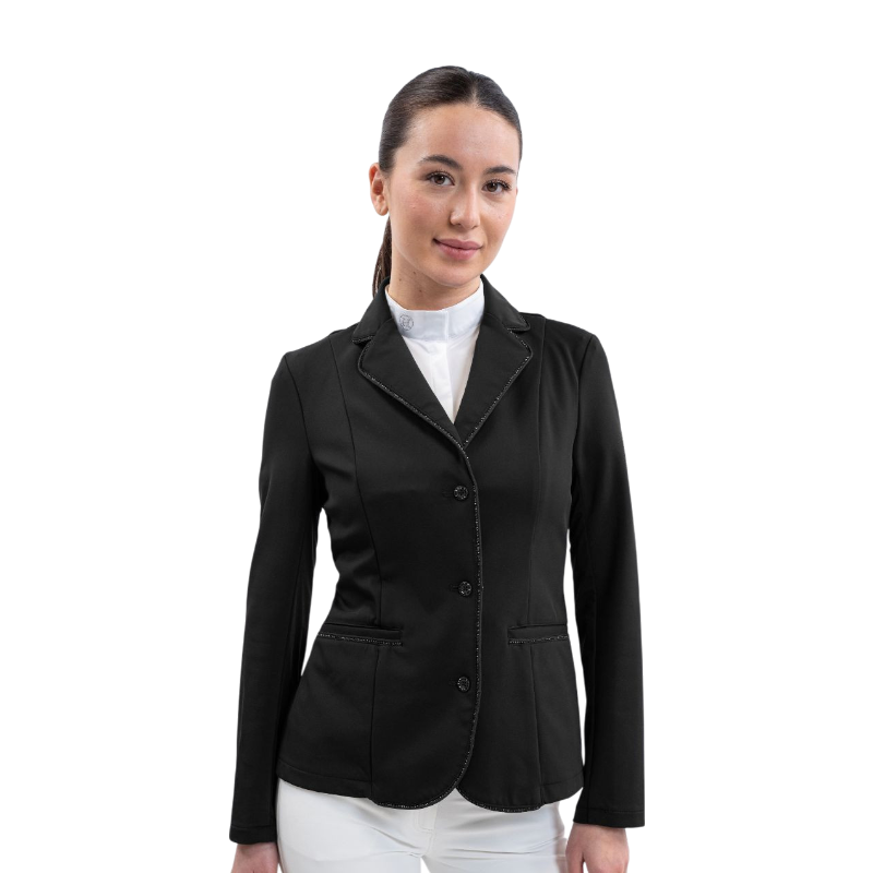 Harcour - Veste de concours femme Oria noir | - Ohlala