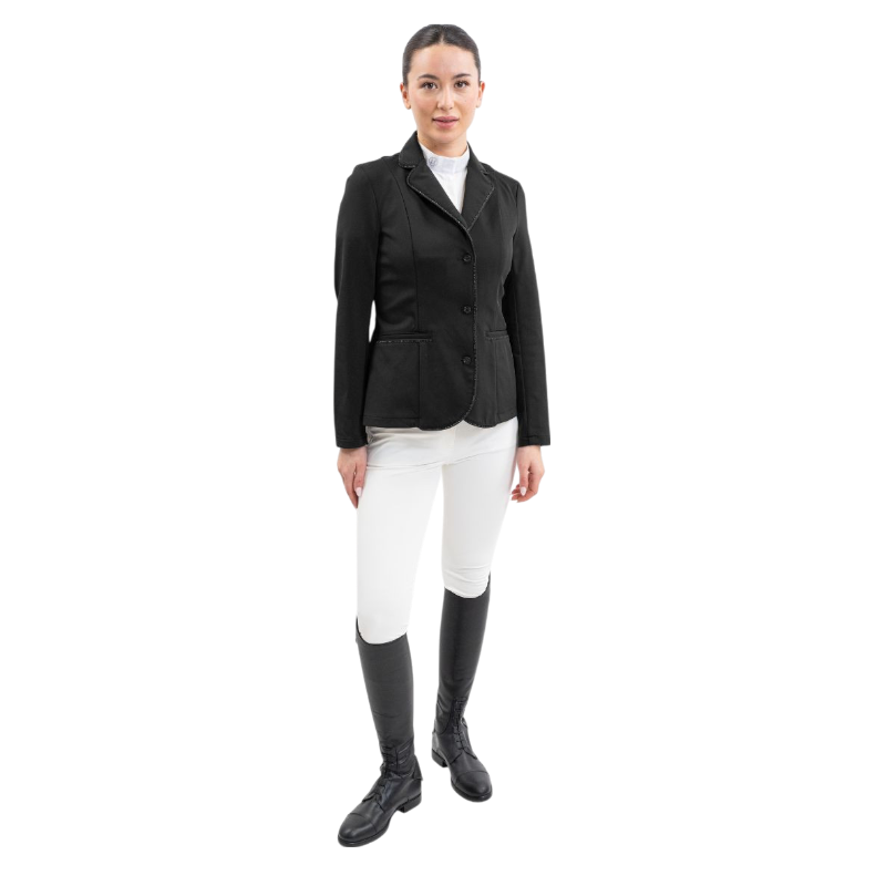 Harcour - Veste de concours femme Oria noir | - Ohlala