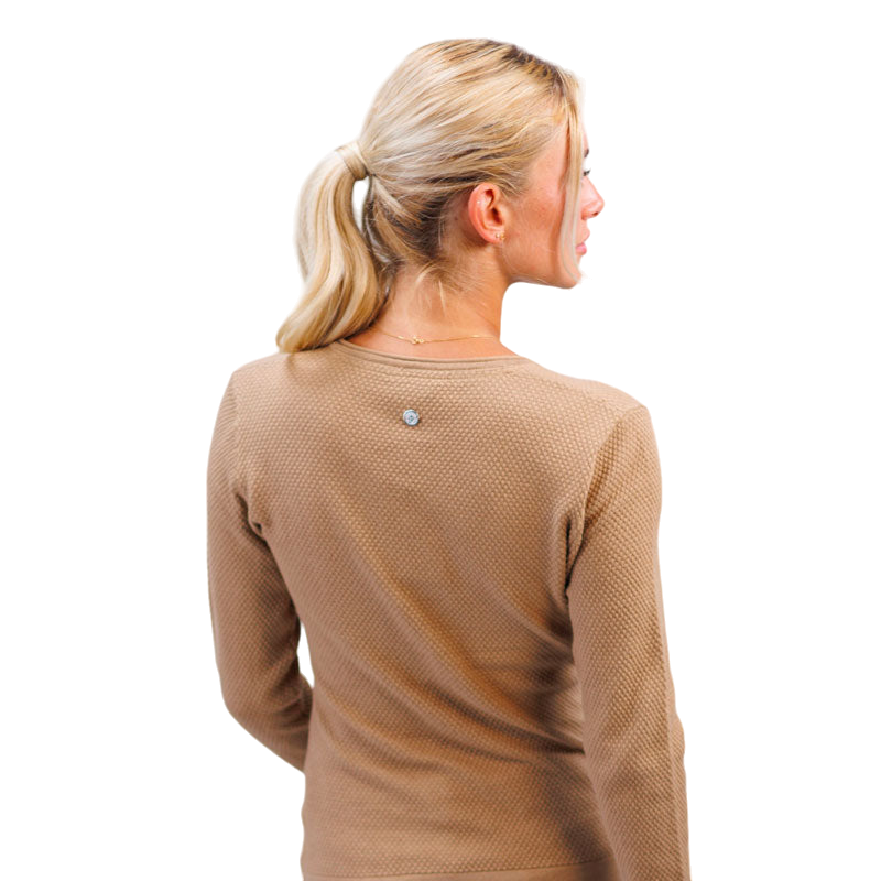 Harcour - Pull femme Toulon camel | - Ohlala