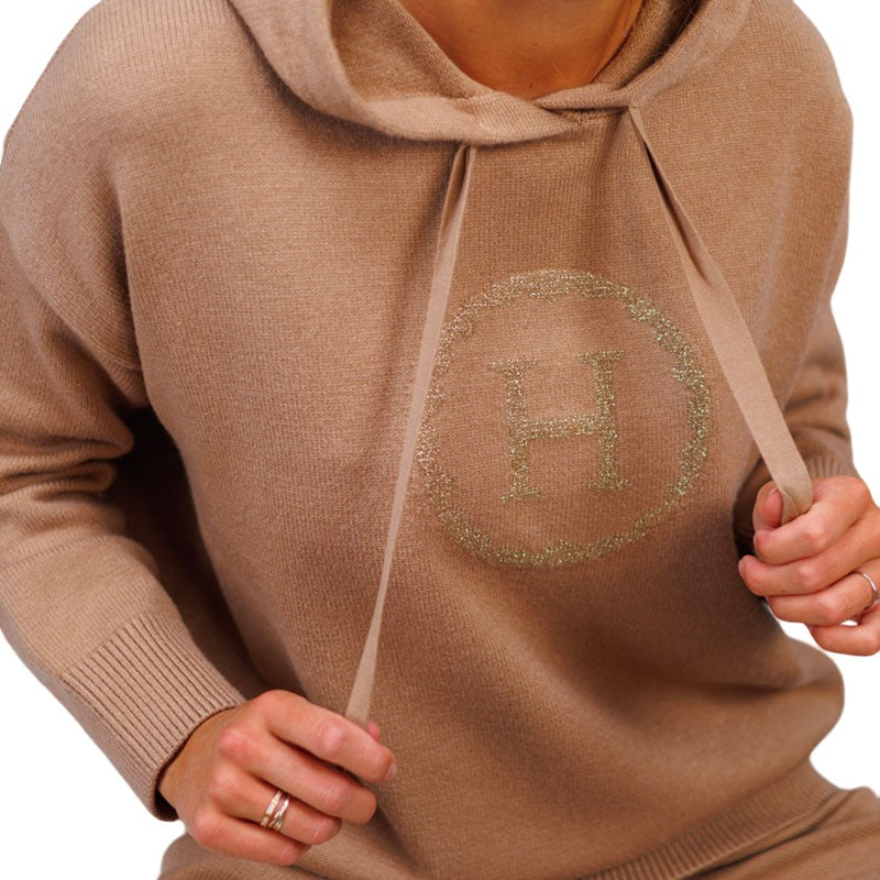 Harcour - Sweat à capuche femme Pretty camel | - Ohlala