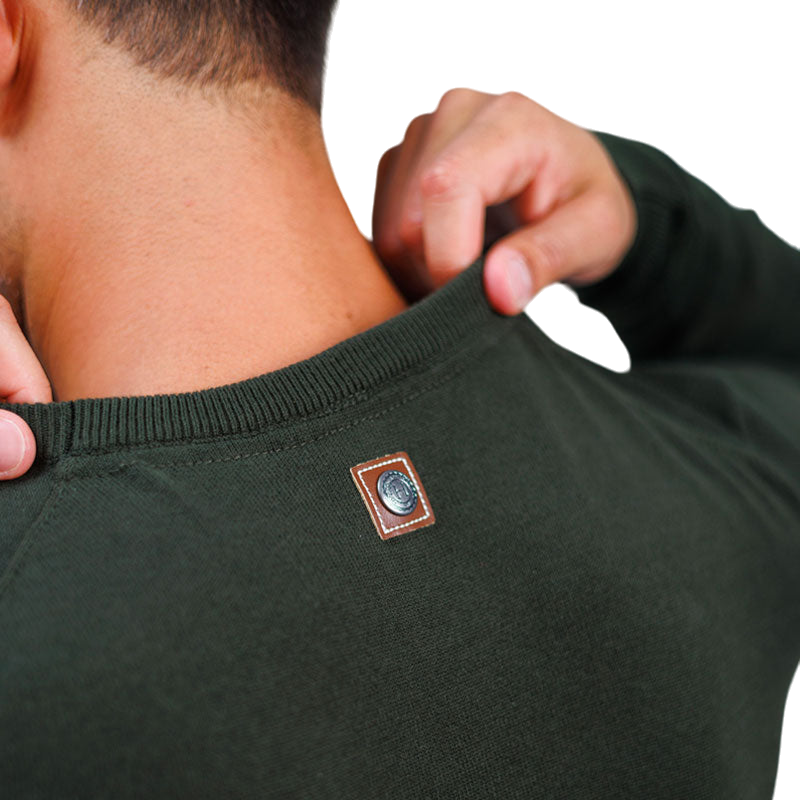 Harcour - Sweat homme Paul kaki | - Ohlala