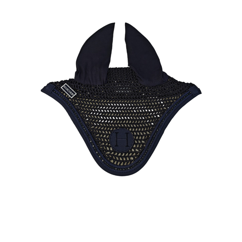 Harcour - Bonnet pour chevaux Fablir marine | - Ohlala