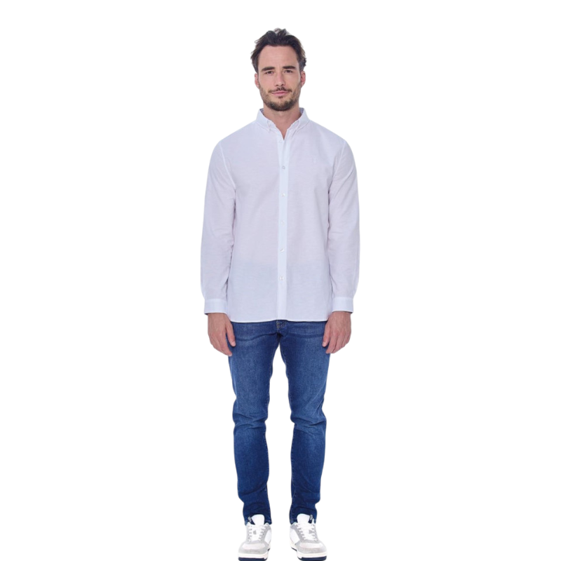 Harcour - Chemise manches longues homme Shyro blanc | - Ohlala