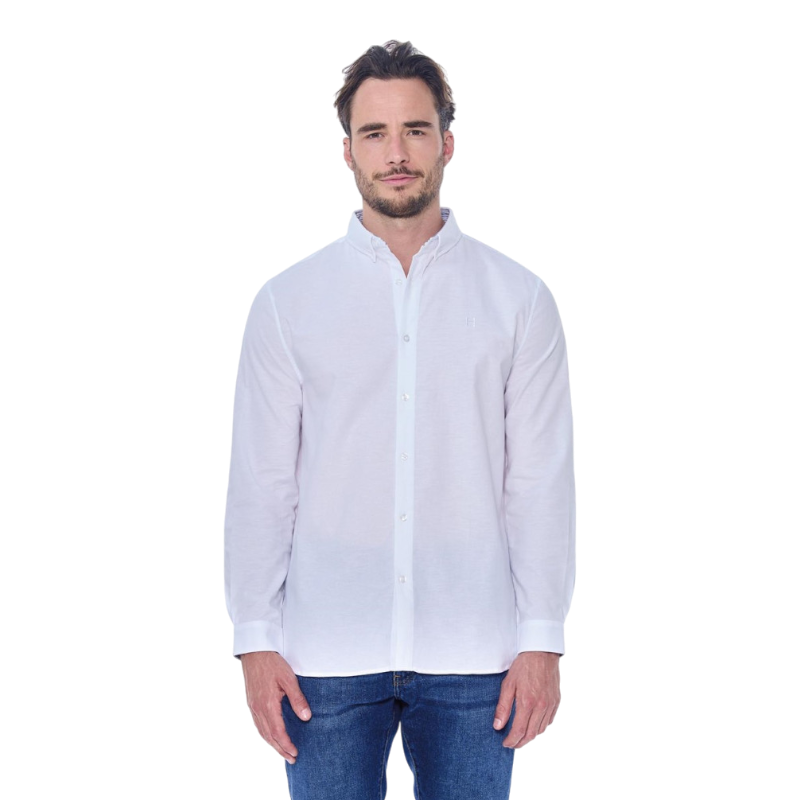 Harcour - Chemise manches longues homme Shyro blanc | - Ohlala