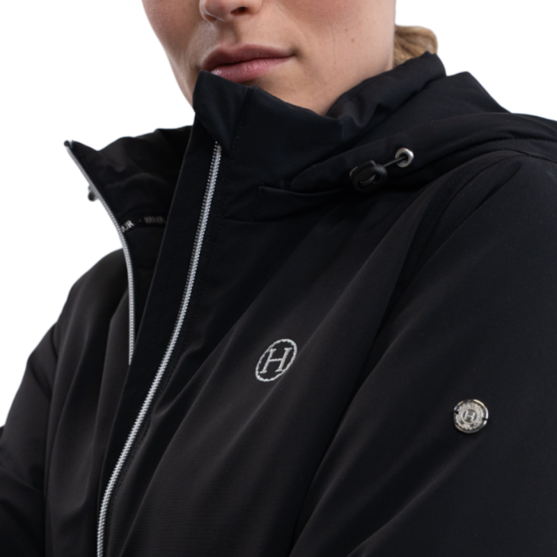 Harcour - Parka longue femme Robertah noir | - Ohlala