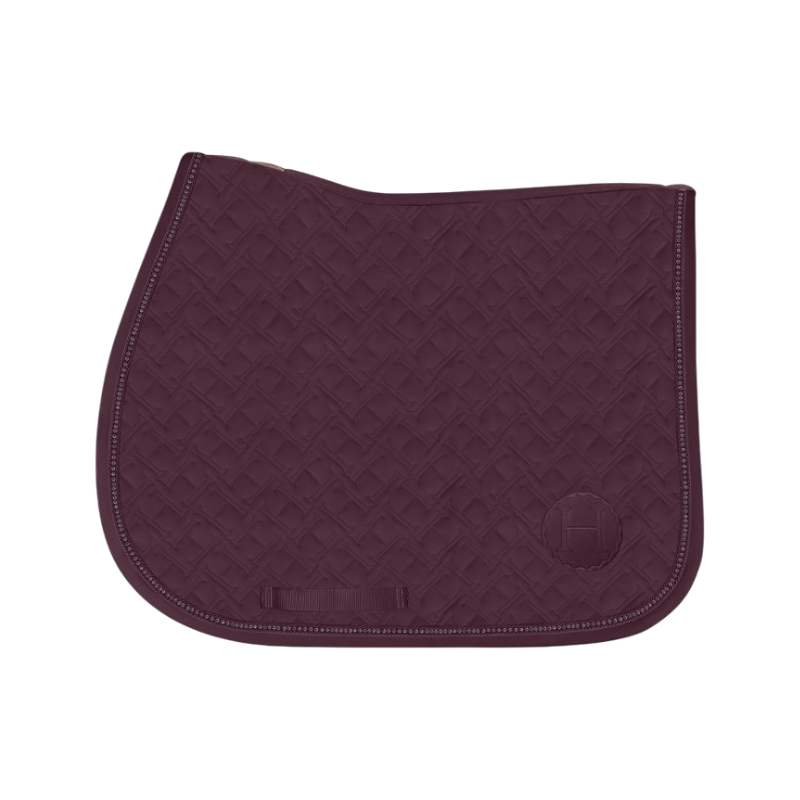 Harcour - Tapis de selle Saphir aubergine | - Ohlala