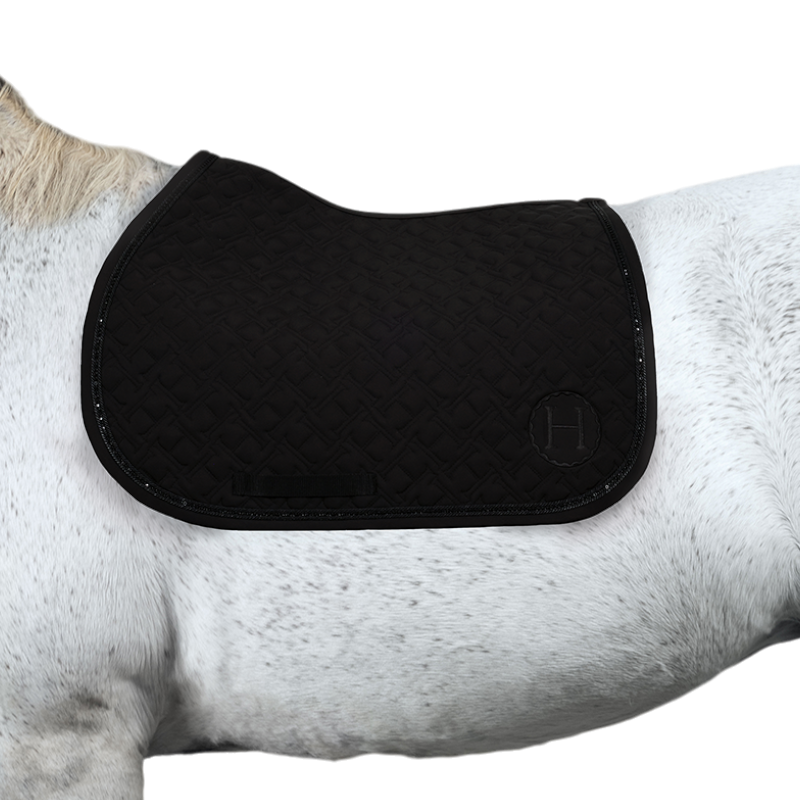 Harcour - Tapis de selle Saphir noir | - Ohlala