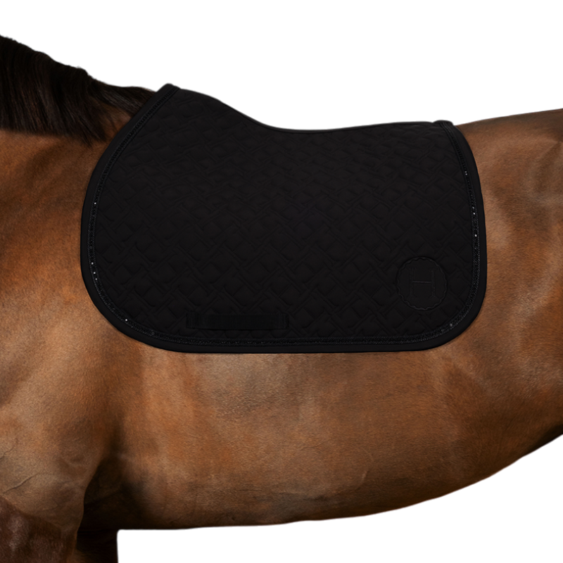 Harcour - Tapis de selle Saphir noir | - Ohlala