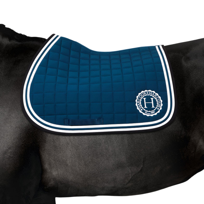 Harcour - Tapis de selle Soft bleu lagon | - Ohlala