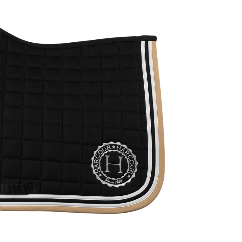 Harcour - Tapis de selle Soft noir | - Ohlala