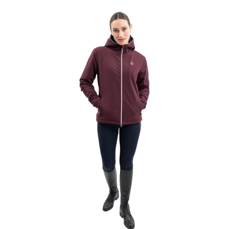 Harcour - Veste manches longues femme Simhat aubergine | - Ohlala
