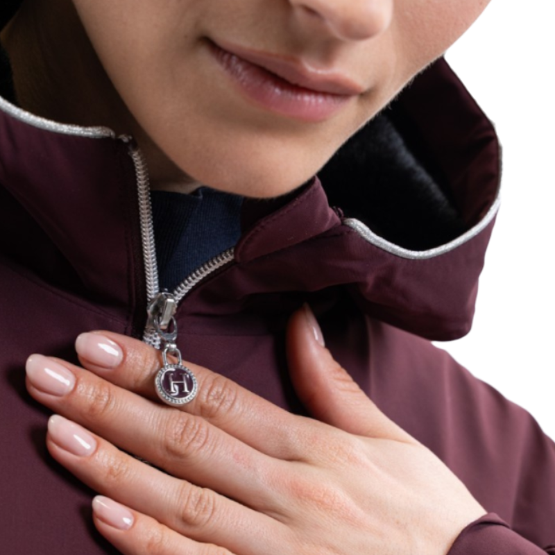 Harcour - Veste manches longues femme Simhat aubergine | - Ohlala
