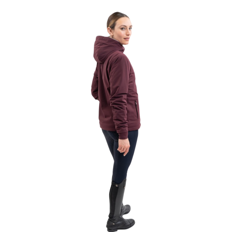 Harcour - Veste manches longues femme Simhat aubergine | - Ohlala