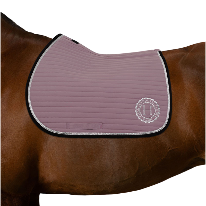 Harcour - Tapis de selle Karembar parme | - Ohlala