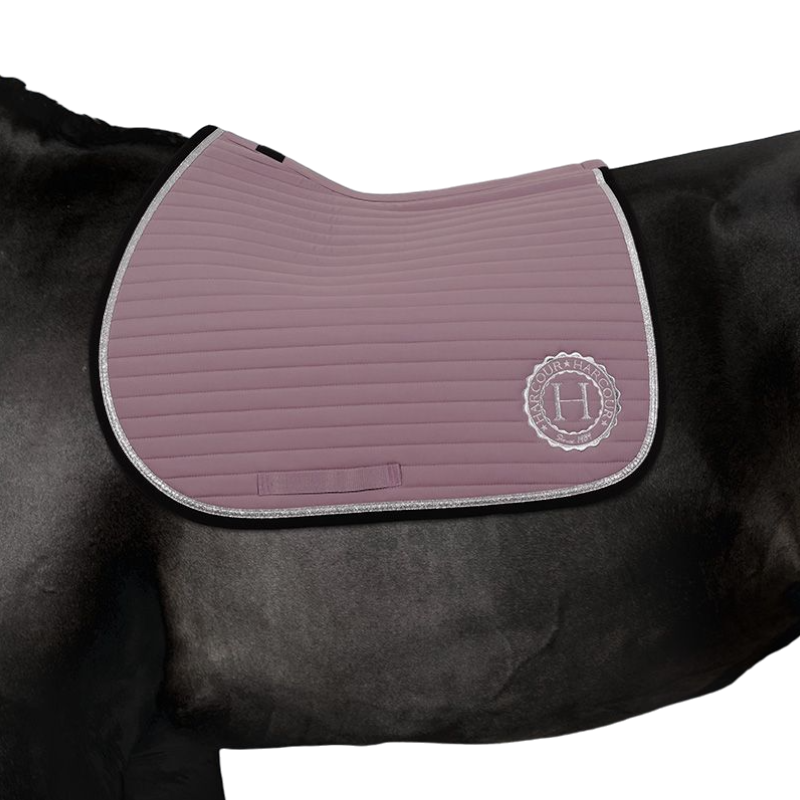 Harcour - Tapis de selle Karembar parme | - Ohlala