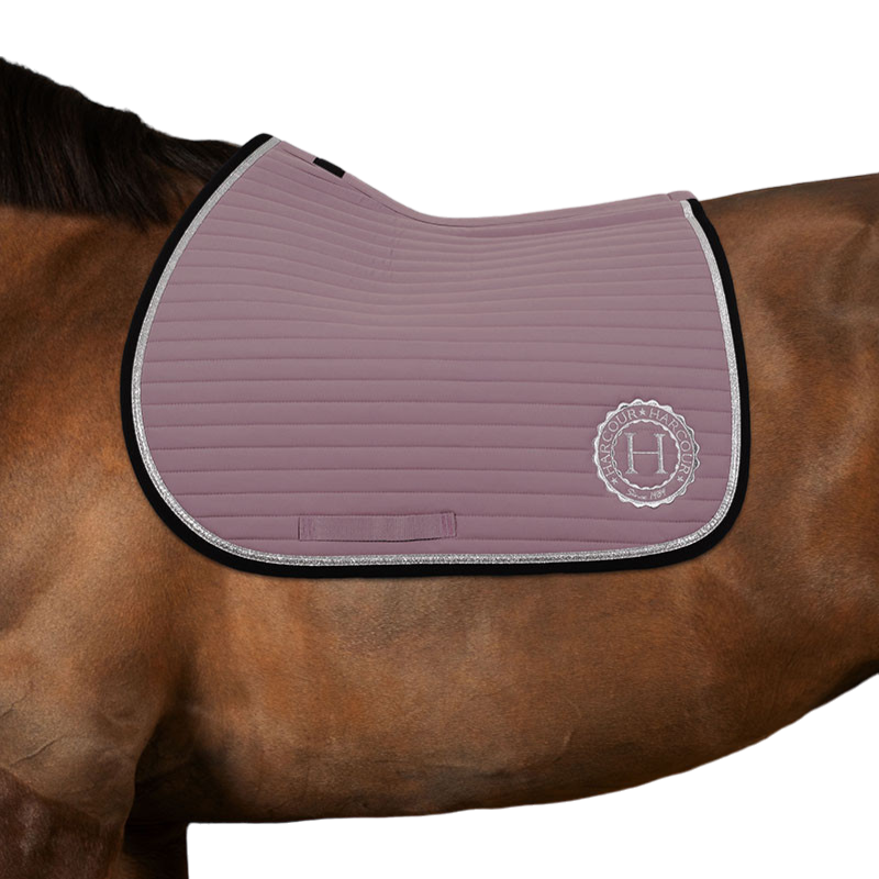 Harcour - Tapis de selle Karembar parme | - Ohlala