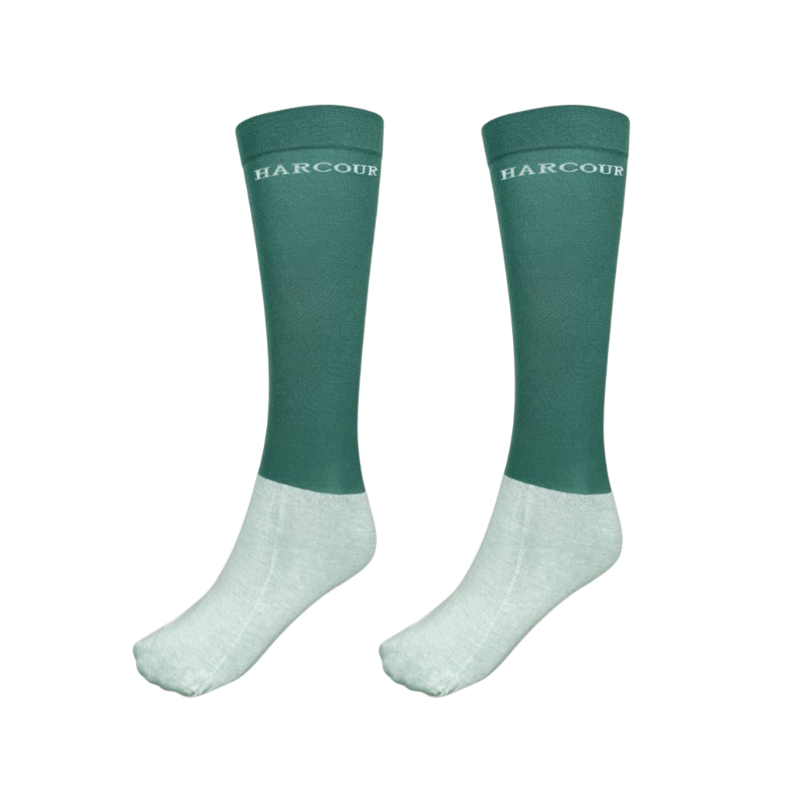Harcour - Chaussettes d'équitation Vaya paon (x2) | - Ohlala