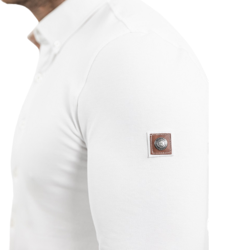 Harcour - Chemise manches longues homme Shy blanc | - Ohlala