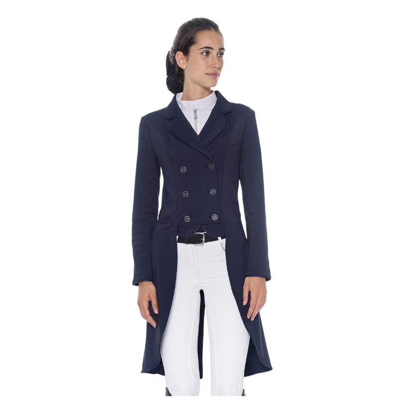 Harcour - Frac de dressage femme Floranie marine | - Ohlala