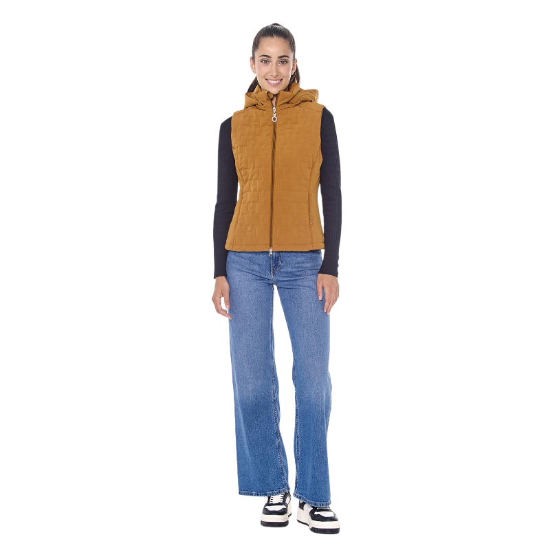 Harcour - Gilet sans manches femme Bernie golden yellow | - Ohlala