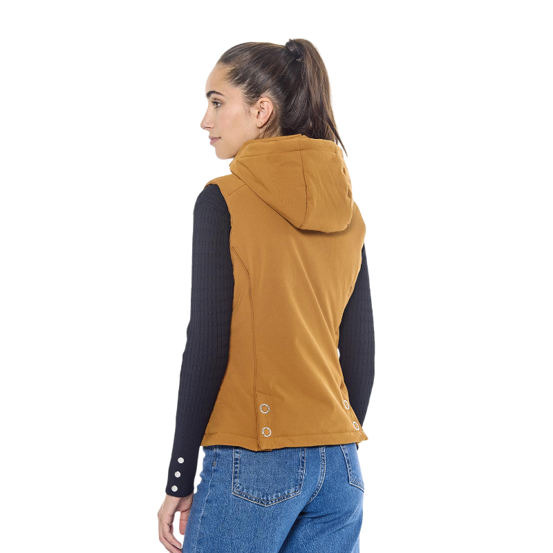 Harcour - Gilet sans manches femme Bernie golden yellow | - Ohlala